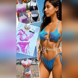 Blue Starfish Bikini Set